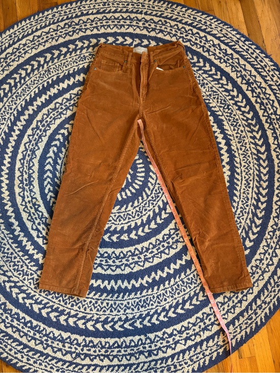 Everlane Pants - Everlane Women's Corduroy Pants in Rust Brown